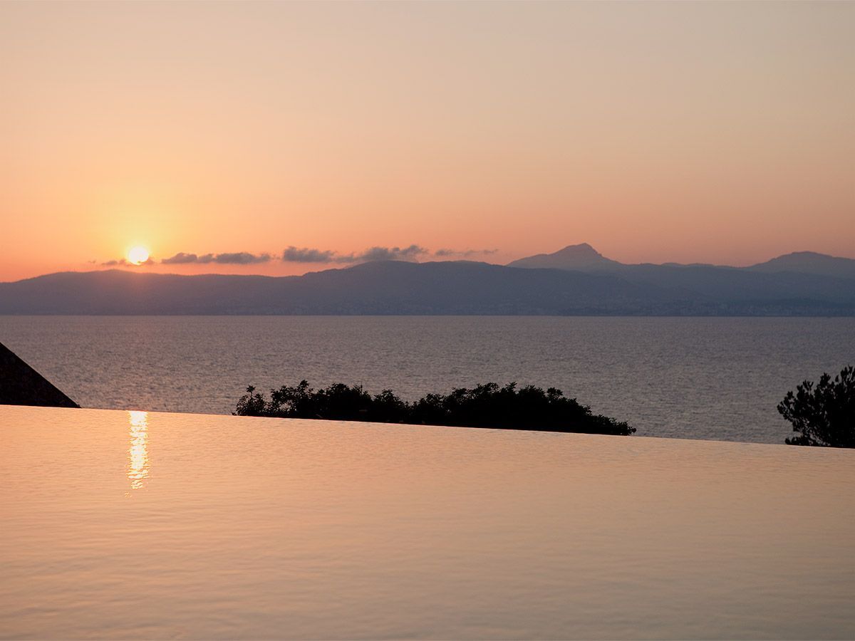 Cap Rocat exterior atardecer